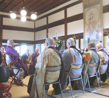 春季焼骨灰供養法要・相国寺